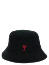 Ami Alexandre Mattiussi Ami Paris 'ami De Coeur' Bucket Hat In Black