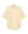 Ami Alexandre Mattiussi Ami Paris Ami De Coeur Camp Collar Shirt In Nude