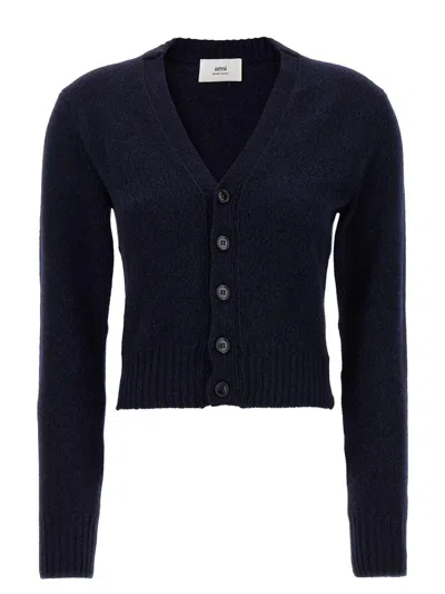AMI ALEXANDRE MATTIUSSI AMI PARIS 'AMI DE COEUR' CARDIGAN