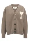 Ami Alexandre Mattiussi Ami Paris 'ami De Coeur' Cardigan In Multi