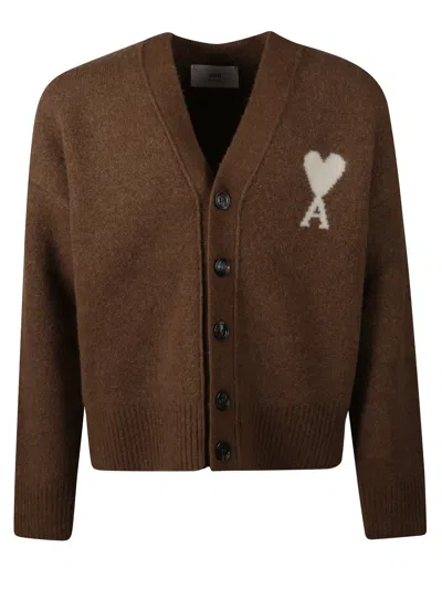 AMI ALEXANDRE MATTIUSSI AMI PARIS AMI DE COEUR CARDIGAN