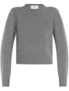 Ami Alexandre Mattiussi Ami Paris Wool And Cashmere Sweater In Grey