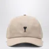Ami Alexandre Mattiussi Ami Paris Ami De Coeur Coffee Milk Baseball Cap In Neutral
