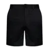 Ami Alexandre Mattiussi Ami Paris Ami De Coeur Cotton Chino Shorts In Black