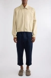 Ami Alexandre Mattiussi Ami Paris Ami De Coeur Cotton Sateen Zip Jacket In 725 Ginger