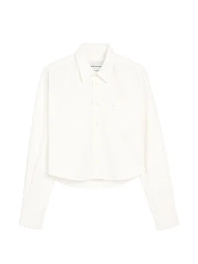 Ami Alexandre Mattiussi Ami Paris Ami De Coeur Cotton Shirt In Transparent