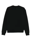 Ami Alexandre Mattiussi Ami Paris Ami De Coeur Cotton Sweatshirt In Black