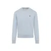 Ami Alexandre Mattiussi Ami Paris Ami De Coeur Cotton Sweatshirt In Blue