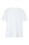 Ami Alexandre Mattiussi Ami Paris Ami De Coeur Cotton T-shirt In Wool Gabardine White