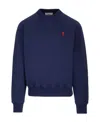 Ami Alexandre Mattiussi Ami Paris De Coeur Sweatshirt In Blue
