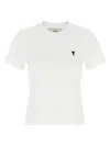 Ami Alexandre Mattiussi Ami De Coeur Cropped T-shirt
