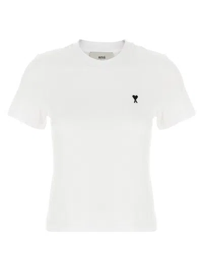 Ami Alexandre Mattiussi Ami Paris 'ami De Coeur' Cropped T-shirt