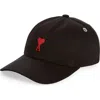 Ami Alexandre Mattiussi Ami Paris Ami De Coeur Embroidered Adjustable Baseball Cap
