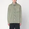Ami Alexandre Mattiussi Ami Paris Ami De Coeur Green Sage Shirt Jacket Men