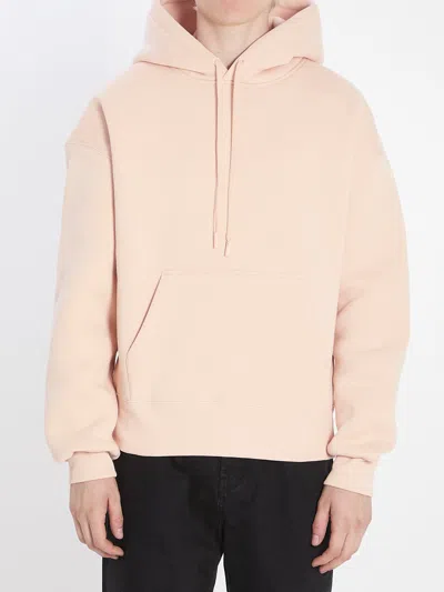 Ami Alexandre Mattiussi Ami Paris Men Ami De Coeur Hoodie In Pink