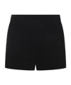 Ami Alexandre Mattiussi Ami Paris Ami De Coeur Knitted Shorts In Black