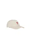 Ami Alexandre Mattiussi Ami Paris De Coeur Cap In White