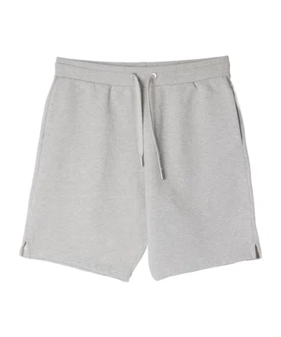Ami Alexandre Mattiussi Ami Paris Ami De Coeur Logo Embroidered Drawstring Knitted Shorts In Gray
