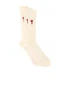 Ami Alexandre Mattiussi Logo Socks Set In Nude