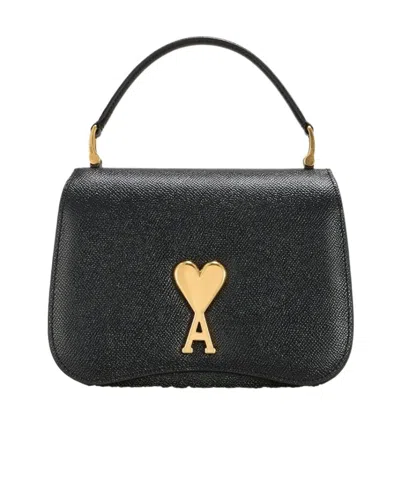 AMI ALEXANDRE MATTIUSSI AMI PARIS AMI DE COEUR LOGO PLAQUE MINI TOTE BAG