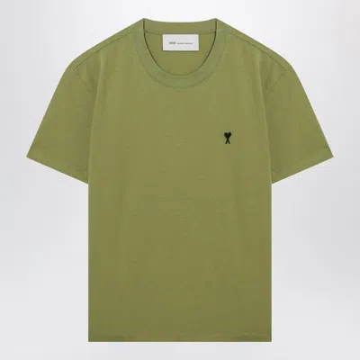 Ami Alexandre Mattiussi Cotton T-shirt In Green