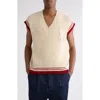 Ami Alexandre Mattiussi Ami Paris Ribbed Sweater In 136 White Cream