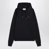Ami Alexandre Mattiussi Ami Paris Ami De Coeur Navy Blue Hoodie