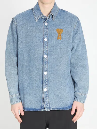 Ami Alexandre Mattiussi Ami Paris Ami De Coeur Overshirt