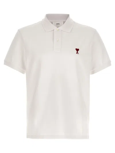 AMI ALEXANDRE MATTIUSSI AMI PARIS 'AMI DE COEUR' POLO SHIRT
