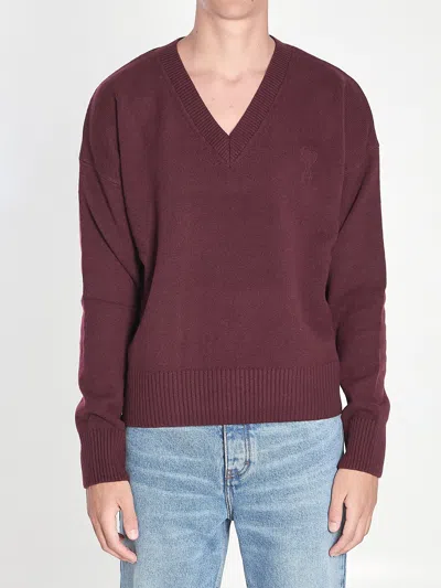 AMI ALEXANDRE MATTIUSSI AMI PARIS AMI DE COEUR PULLOVER