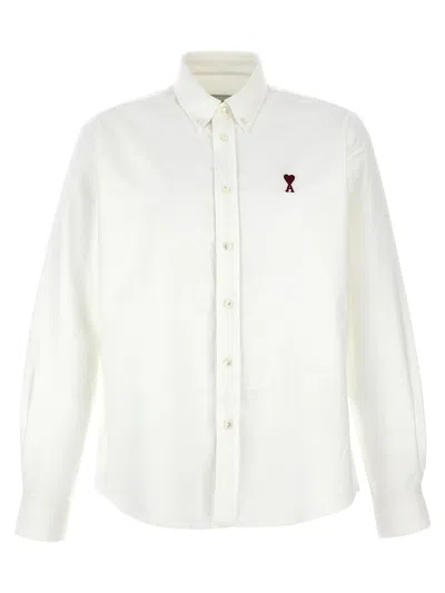 Ami Alexandre Mattiussi 'ami De Coeur' Shirt In White