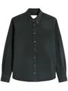 Ami Alexandre Mattiussi Ami Paris Ami De Coeur Button-down Shirt In Black