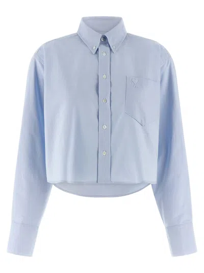 Ami Alexandre Mattiussi Ami Paris 'ami De Coeur' Shirt In Blue