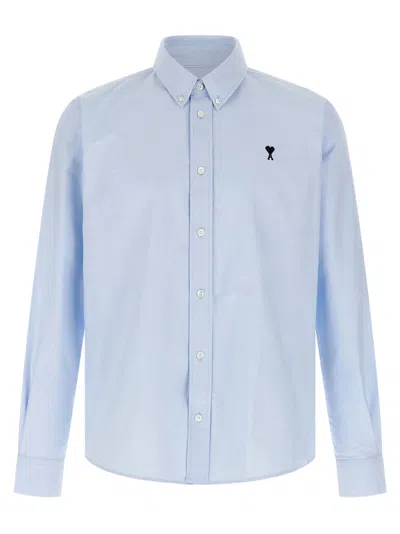 Ami Alexandre Mattiussi Ami Paris 'ami De Coeur' Shirt In Blue