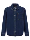 Ami Alexandre Mattiussi Ami Paris 'ami De Coeur' Shirt In Blue