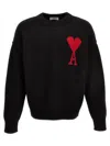 Ami Alexandre Mattiussi Ami Paris Sweaters In Black