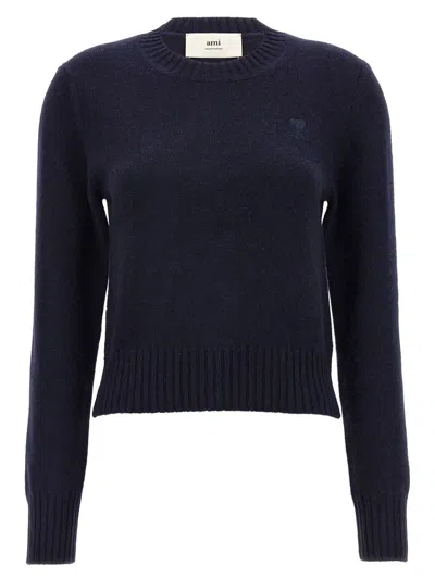 Ami Alexandre Mattiussi Ami Paris 'ami De Coeur' Sweater In Blue