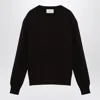 Ami Alexandre Mattiussi Ami Paris Brown Cashmere Ami De Coeur Sweater Men In Brown