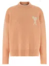 Ami Alexandre Mattiussi Ami De Coeur Sweater In Pink