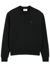 Ami Alexandre Mattiussi Ami Paris Logo-embroidered Stretch-cotton Sweatshirt