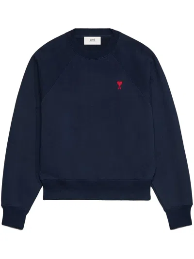 Ami Alexandre Mattiussi Ami Paris De Coeur Sweatshirt In Blue