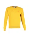 Ami Alexandre Mattiussi Ami Paris Ami De Coeur Sweatshirt In Yellow Cotton In Yellow
