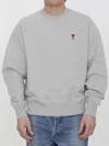 Ami Alexandre Mattiussi Ami De Coeur Organic-cotton Sweatshirt In Multi