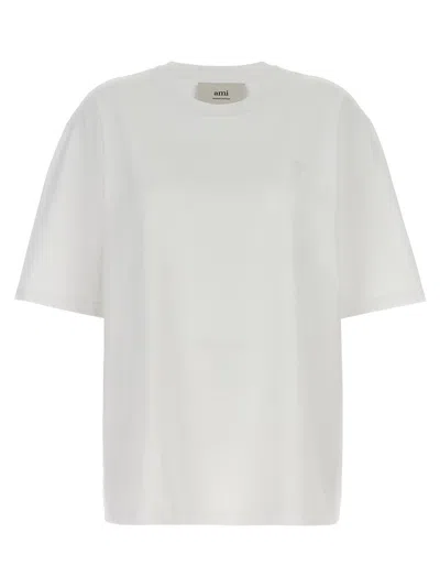 Ami Alexandre Mattiussi Ami Paris Short-sleeved Crewneck T-shirt In White