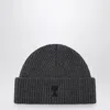 Ami Alexandre Mattiussi Ami Paris Women Ami De Coeur Beanie In Gray
