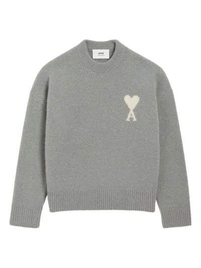 AMI ALEXANDRE MATTIUSSI AMI PARIS AMI DE COEUR WOOL JUMPER