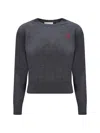 Ami Alexandre Mattiussi Sweater In Grey