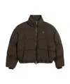Ami Alexandre Mattiussi Ami De Coeur Down Puffer Jacket In Black