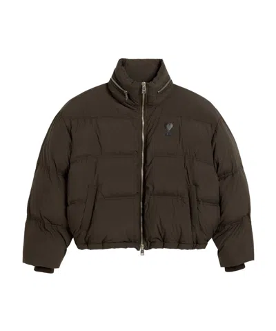 AMI ALEXANDRE MATTIUSSI AMI PARIS AMI DE COEUR ZIPPED DOWN JACKET