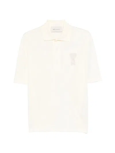 Ami Alexandre Mattiussi Ami Paris Ami De Couer Cotton Polo Shirt